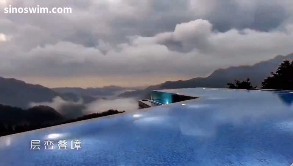 浙江磐安悬挑泳池